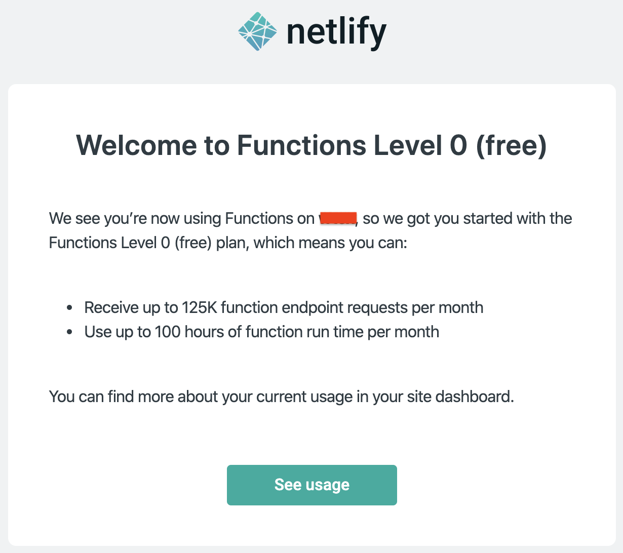 Netlify Functions Mail
