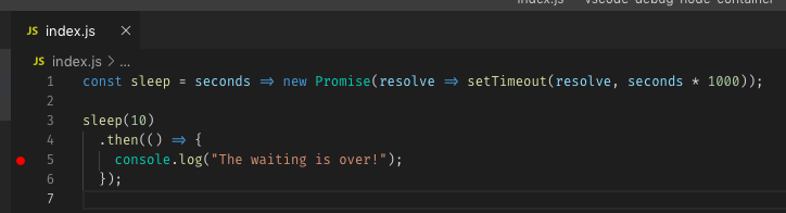 breakpoint